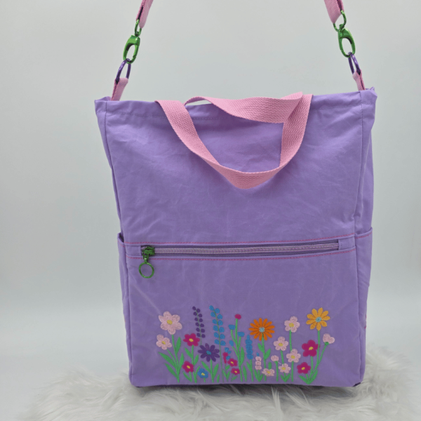 Umhängetasche Blumenmuster